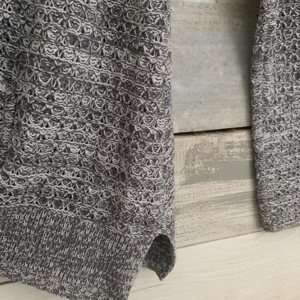 Roxy | Gray Marled Lightweight Pullover Sweater - image 4